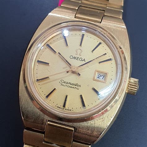 omega seamaster ladies gold|certified pre owned omega seamaster.